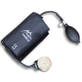ClipOn Twin Tube Aneroid Sphygmomanometer with Black Nylon Cuff