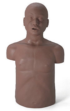 CPR Manikin Adult Torso African Amer. Paul/David Mouthpiece (10 pack)